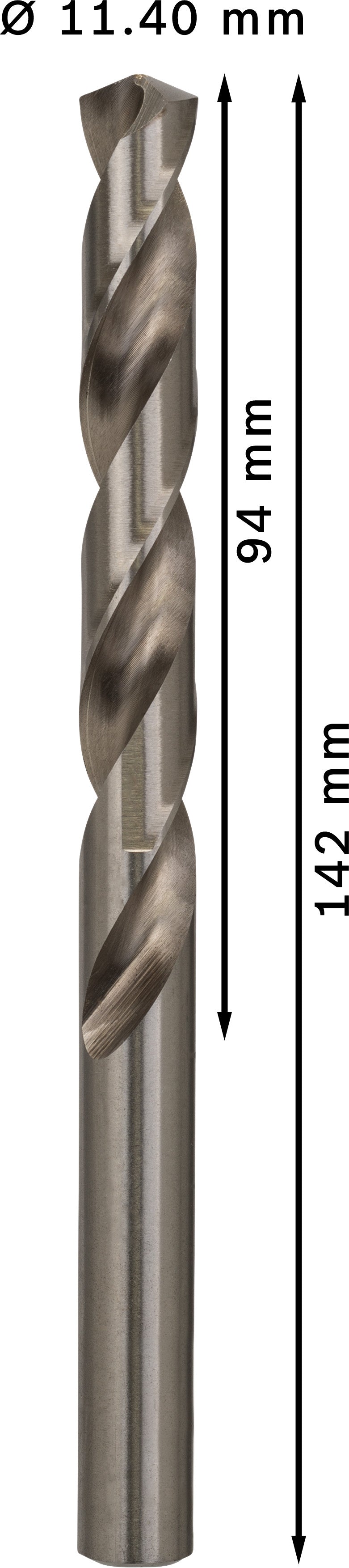 Bosch Twist Drill 11.4 mm HSS-G 135 (5pack)