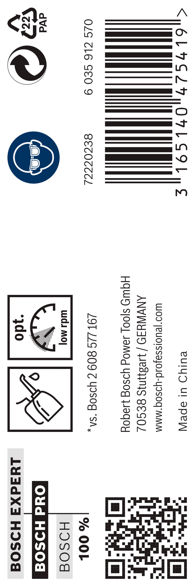 Berbequim helicoidal Bosch 11,8 mm HSS-G 135 (embalagem de 5)