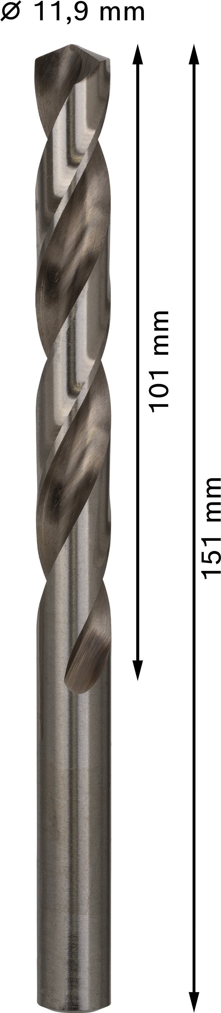 Bosch Twist Drill 11.9 mm HSS-G 135 (5pack)