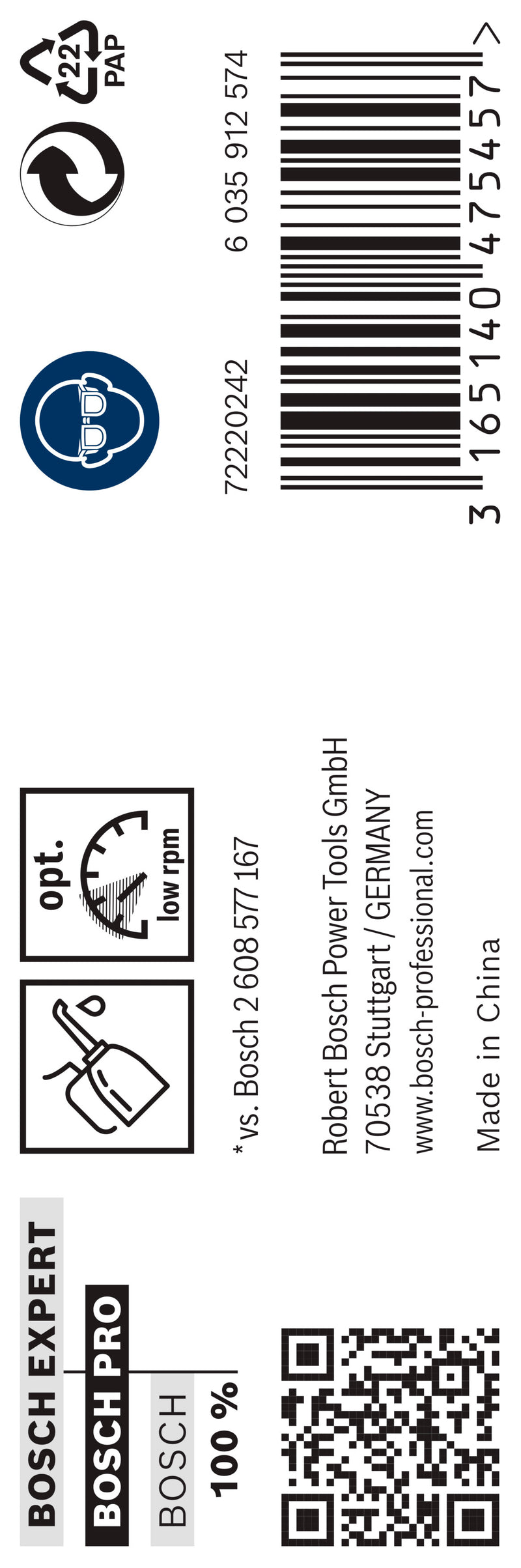 Bosch Twist Drill 12.3 mm HSS-G 135 (5pack)