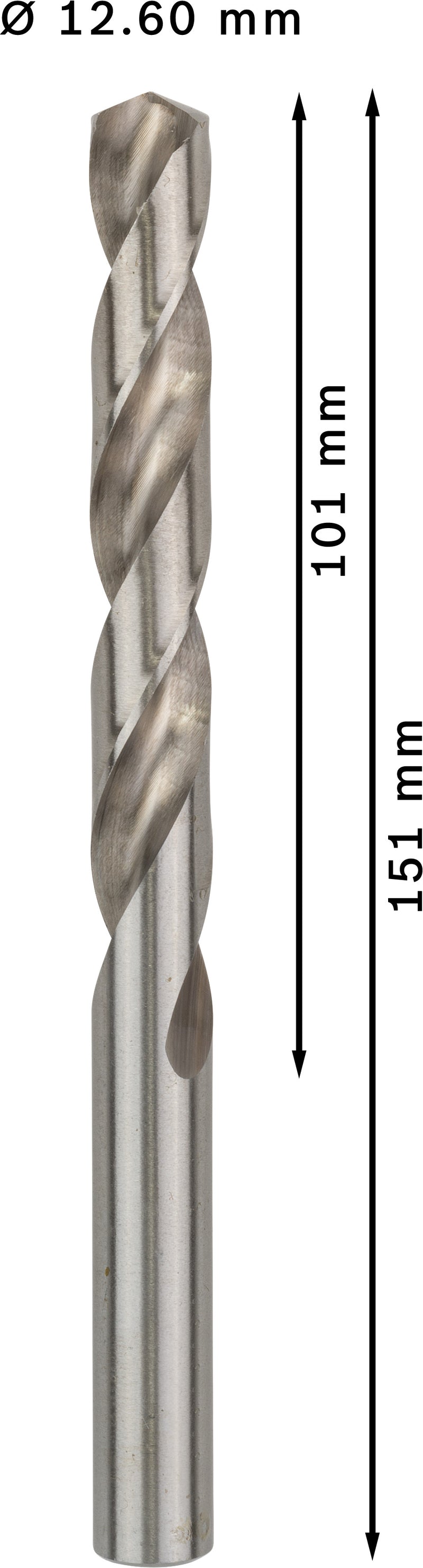 Berbequim helicoidal Bosch 12,6 mm HSS-G 135 (embalagem de 5)