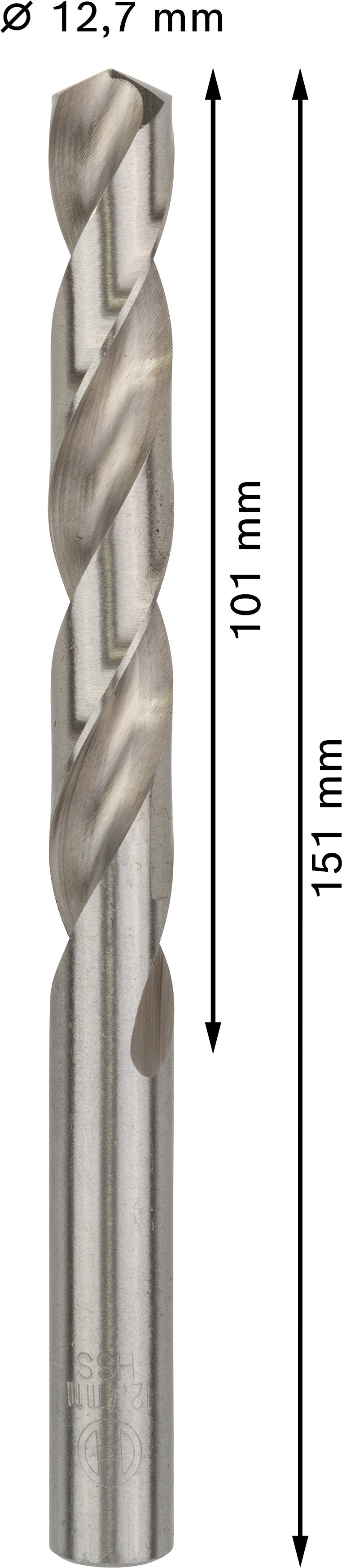 Berbequim helicoidal Bosch 12,7 mm HSS-G 135 (embalagem de 5)