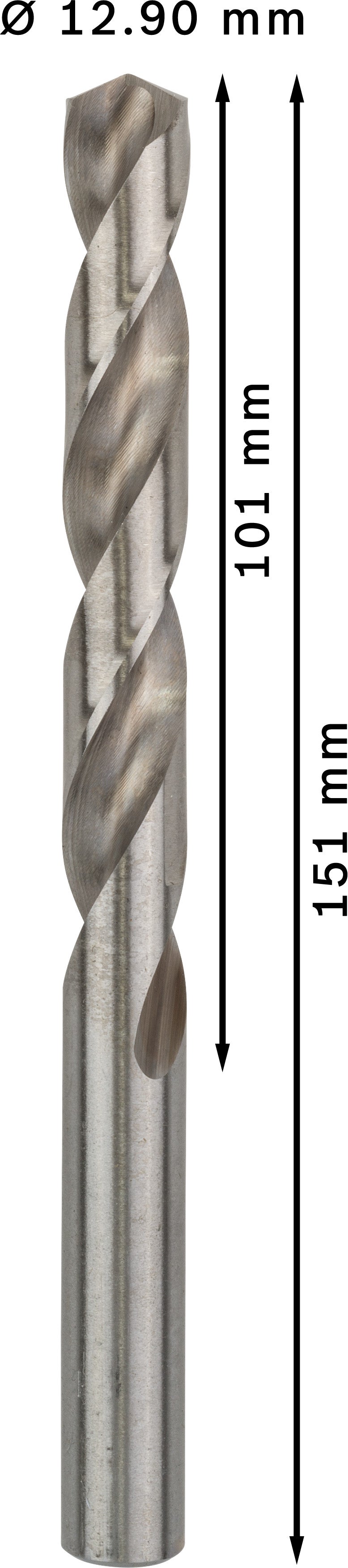 Bosch Twist Drill 12.9 mm HSS-G 135 (5pack)