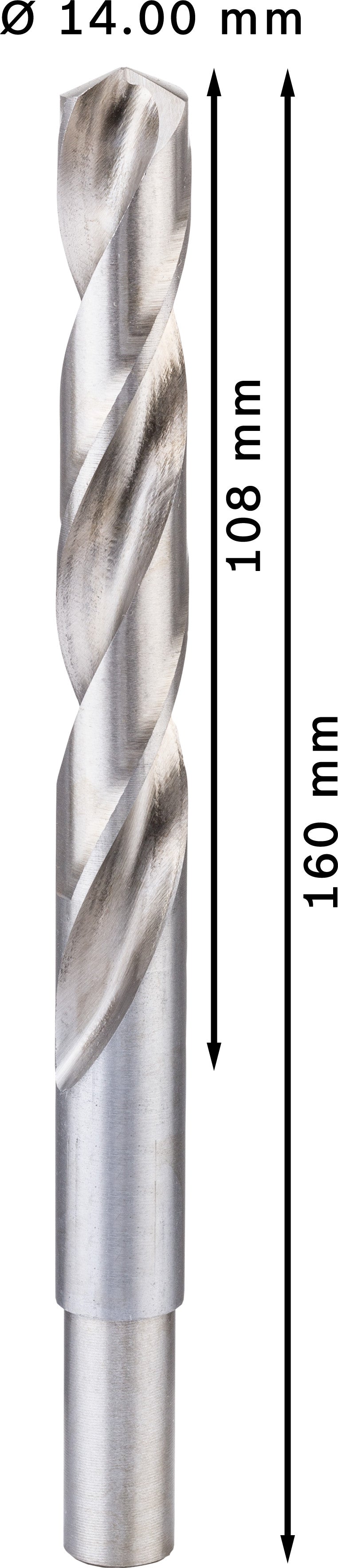 Broca para metal Bosch HSS-G, RedShk, 14 mm, 4p