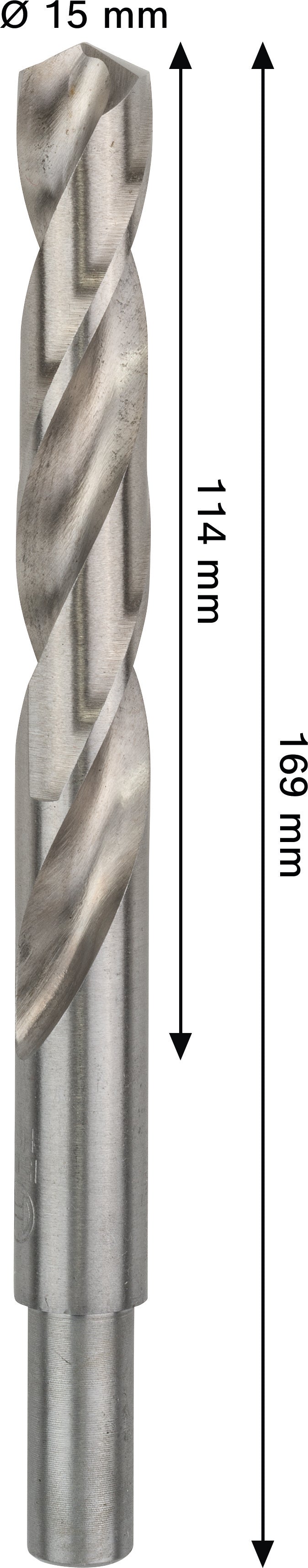 Broca para metal Bosch HSS-G, RedShk, 15 mm, 4p