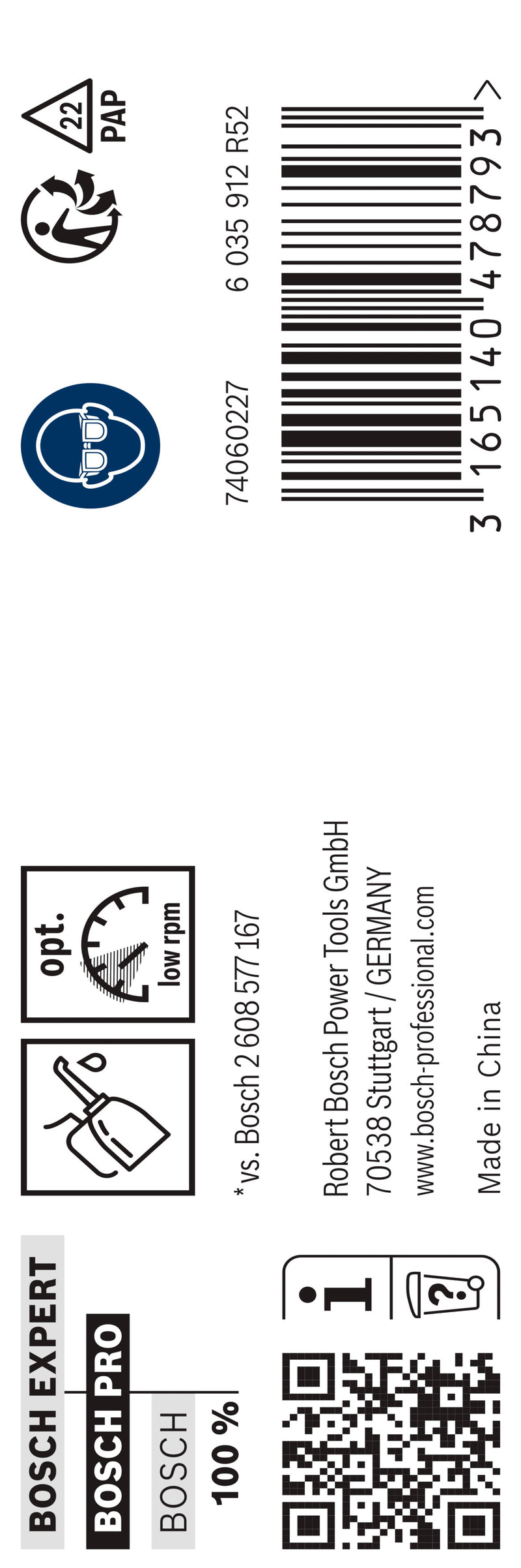 Broca para metal Bosch HSS-G, RedShk, 15 mm, 4p