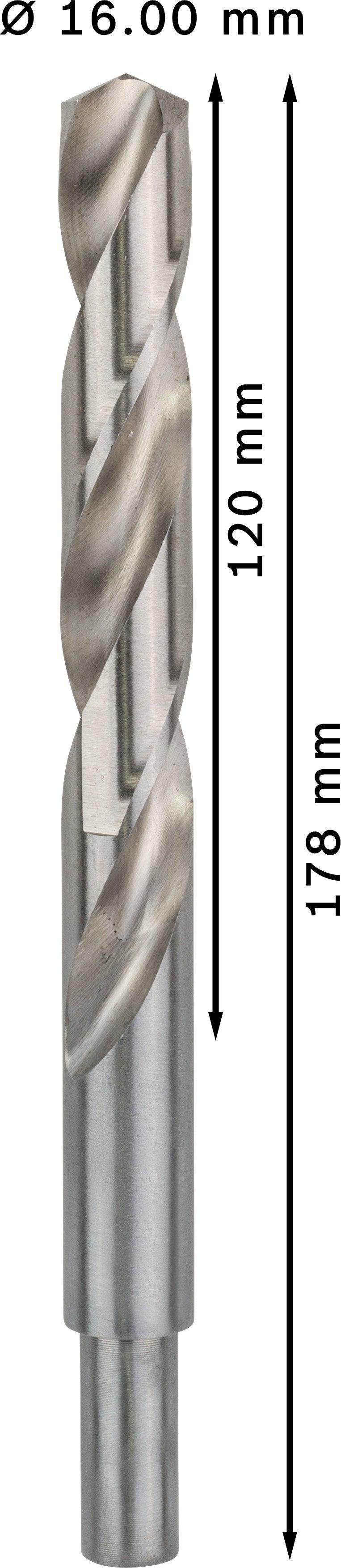 Broca para metal Bosch HSS-G, RedShk, 16 mm, 4p