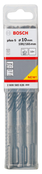 Brocas de martelo Bosch SDS plus-5 . 10 x 100 x 165 mm