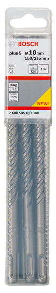 Bosch SDS plus-5 hammer drill bits . 10 x 150 x 215 mm