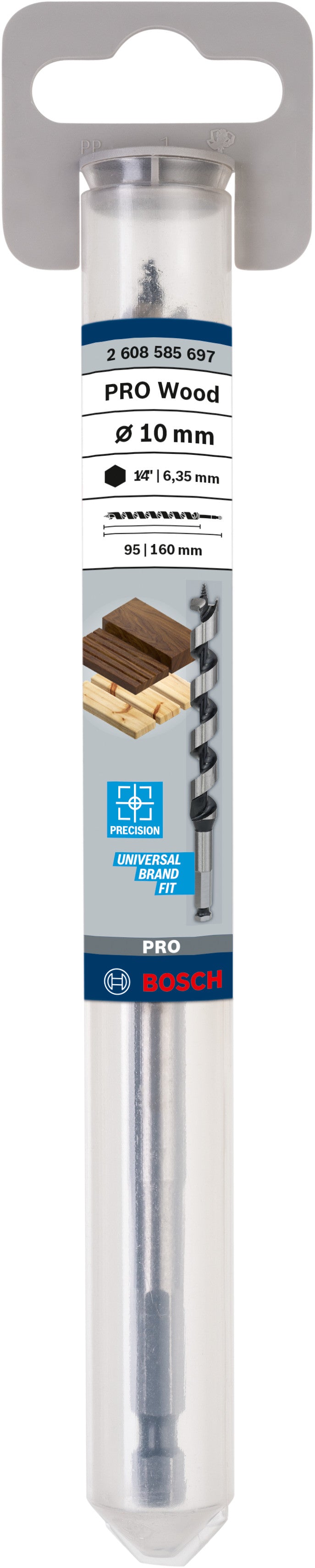 BROCA DE BARRENO Bosch 10x100x160mm