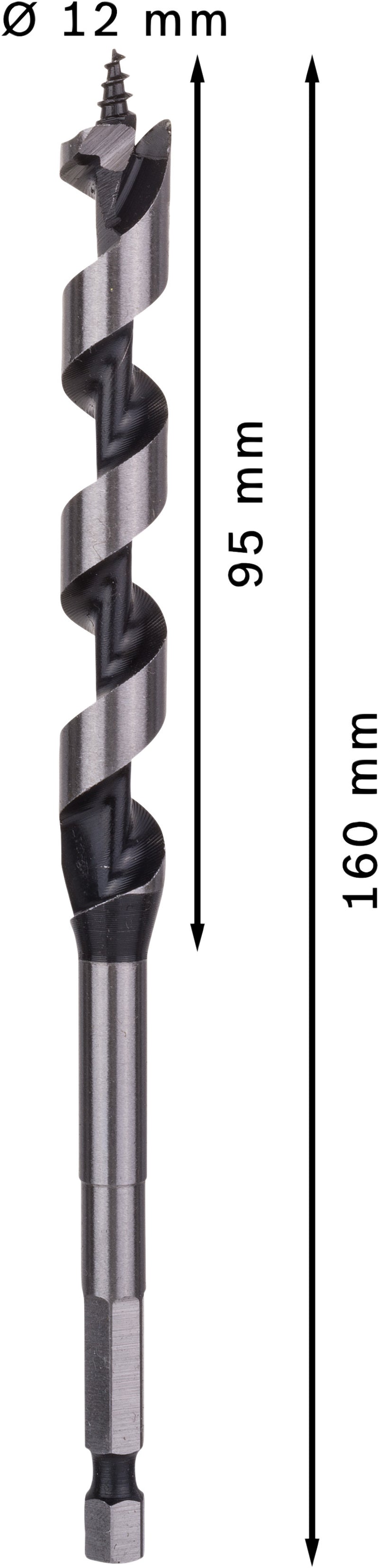 BROCA DE TRADO Bosch 12x100x160mm