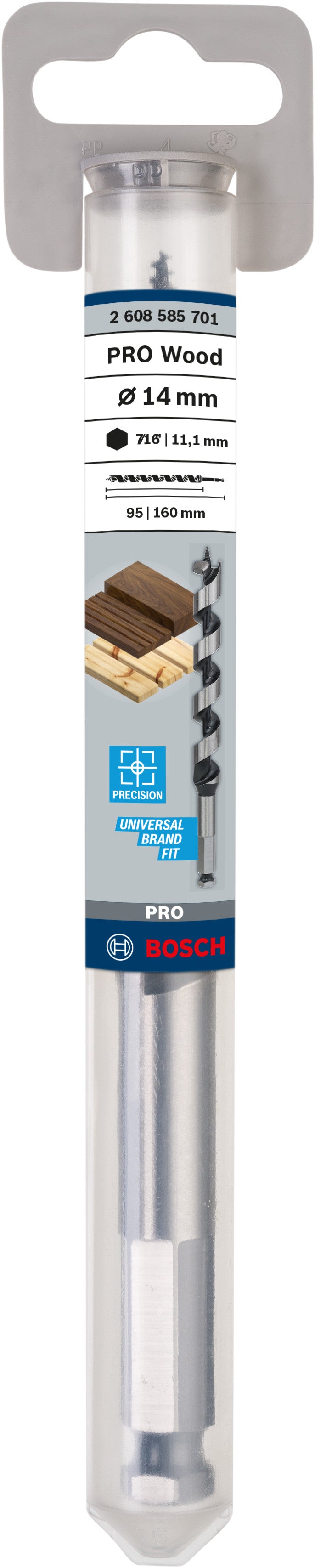 BROCA DE TRADO Bosch 14x100x160mm