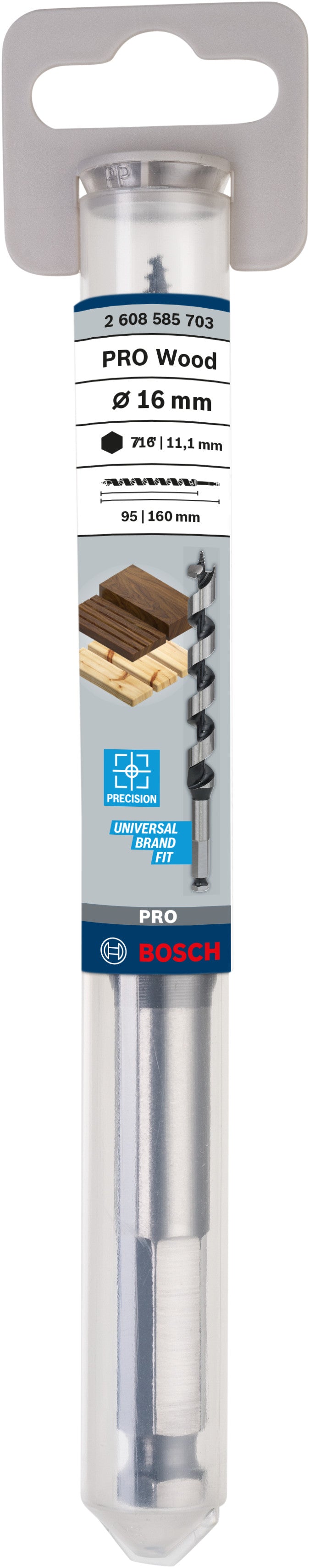 Bosch AUGER DRILL BIT 16x100x160mm