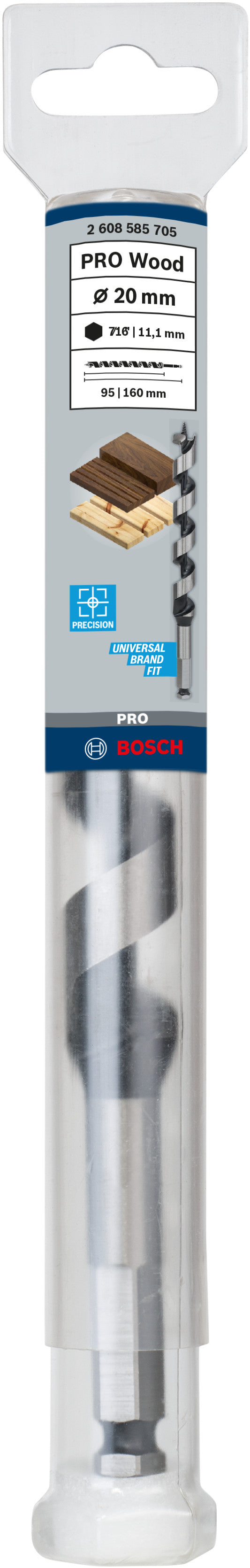 Bosch AUGER DRILL BIT 20x100x160mm