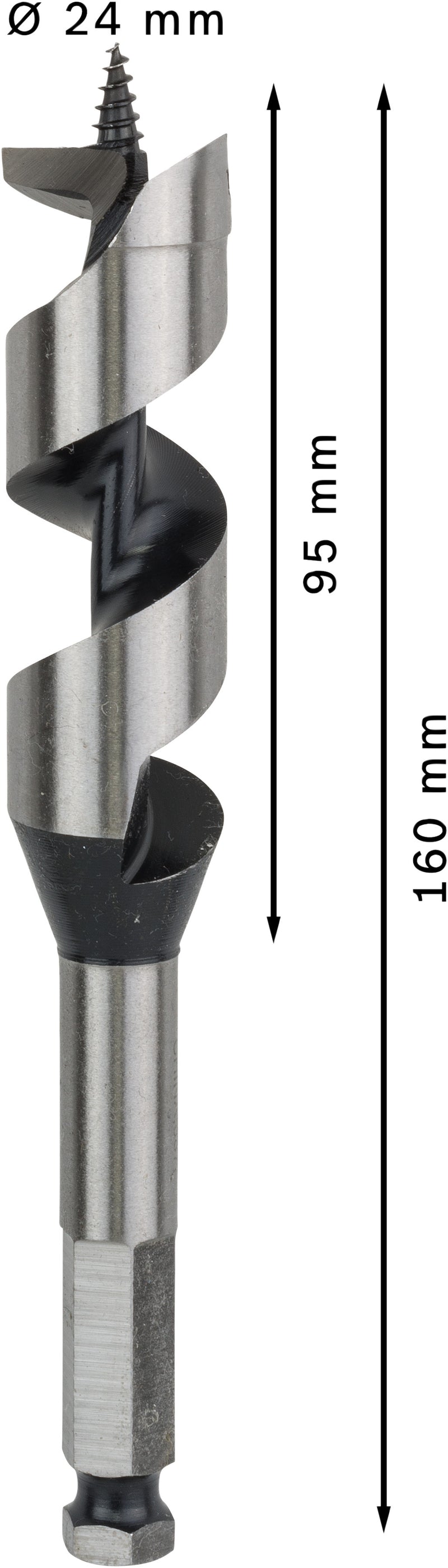 BROCA DE TRADO Bosch 24x100x160mm