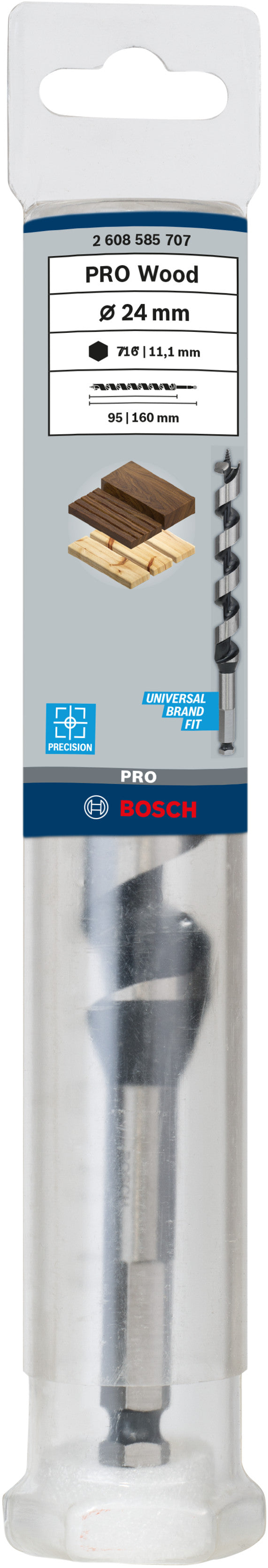 BROCA DE TRADO Bosch 24x100x160mm