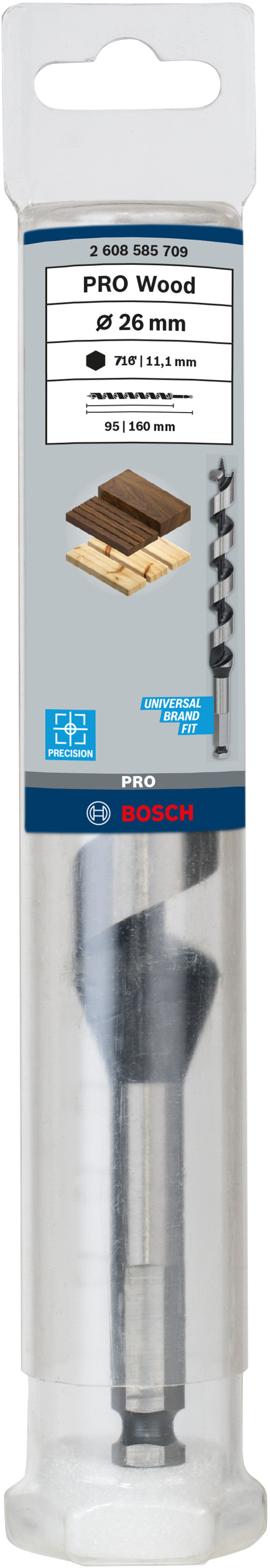 Bosch AUGER DRILL BIT 26x100x160mm