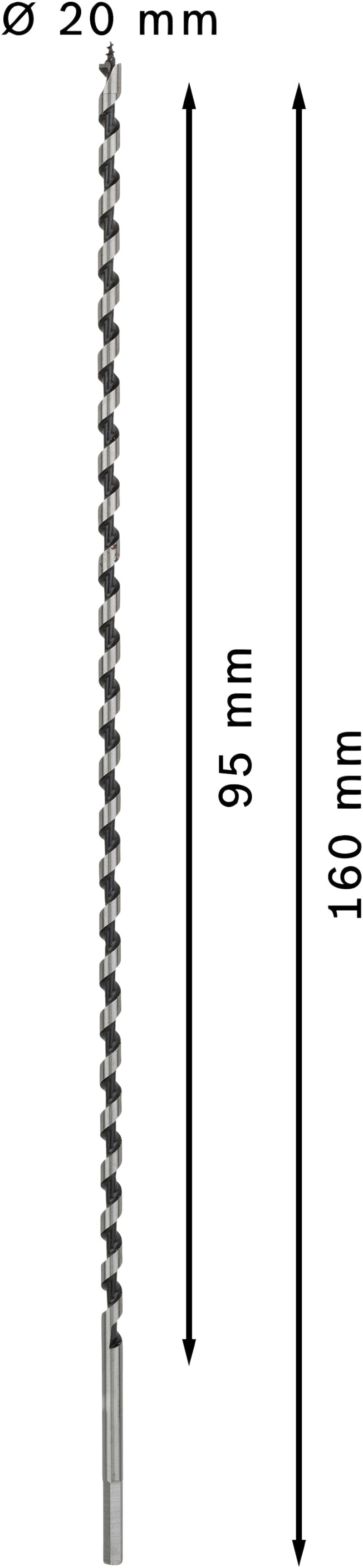 Bosch Auger bit-Hex Shank 7x360x450.