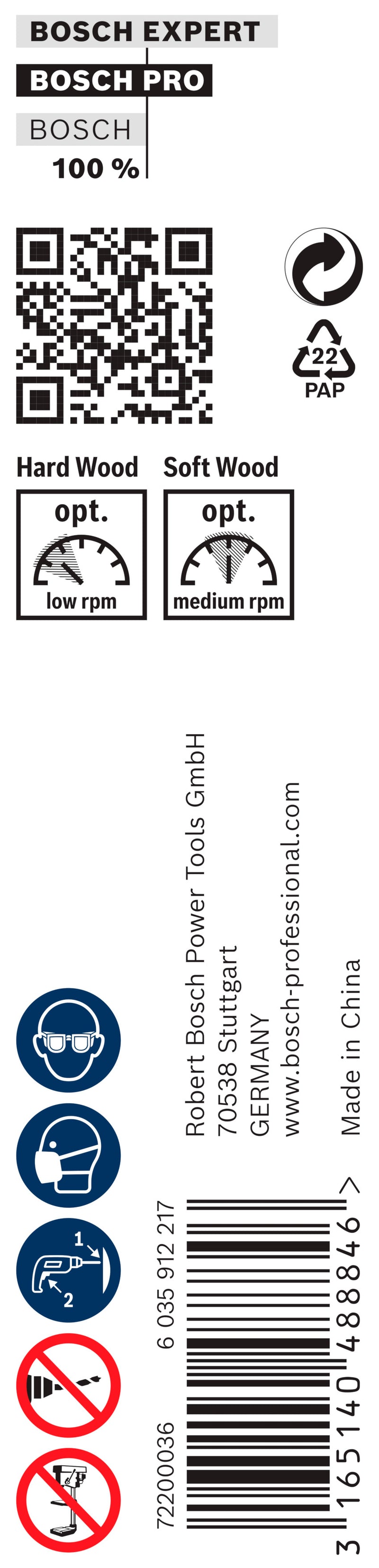 Bosch Auger bit-Hex Shank 7x360x450.