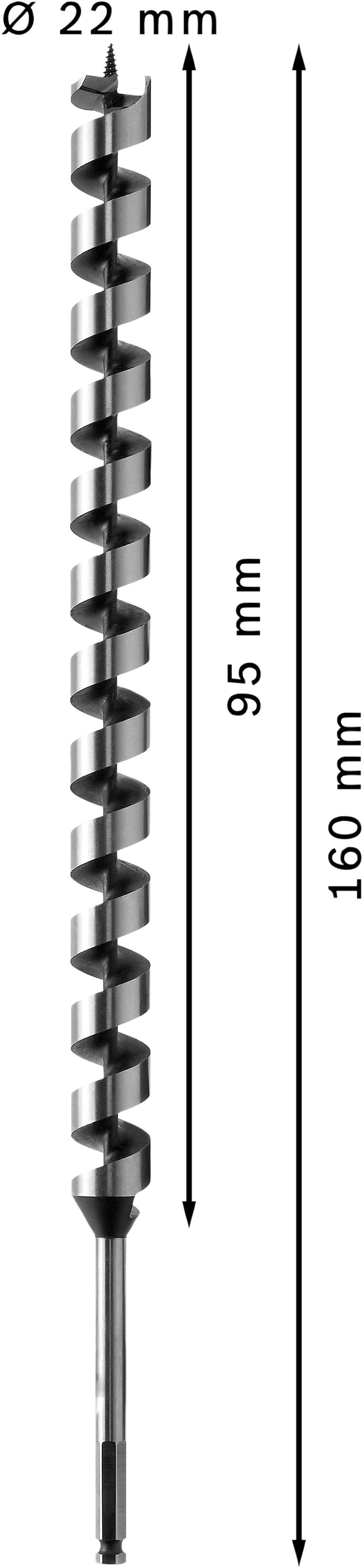 BROCA DE TRADO Bosch 10x470x600mm