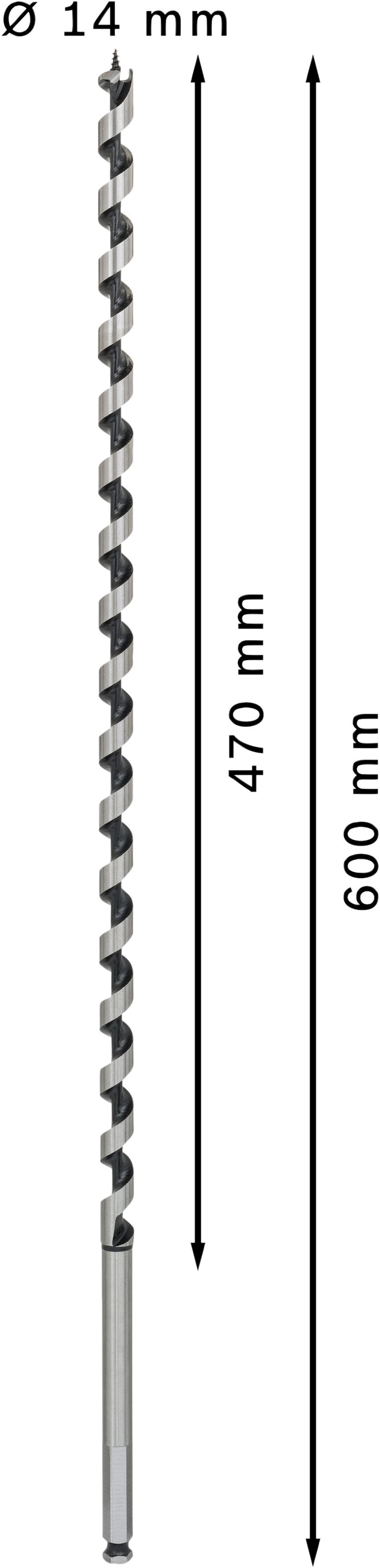 Bosch AUGER DRILL BIT 14x470x600mm