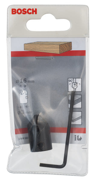 Escareador cónico Bosch 3 mm x16 mm