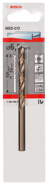 Bosch Drill bit 6,5mm HSS-Co (1pack)
