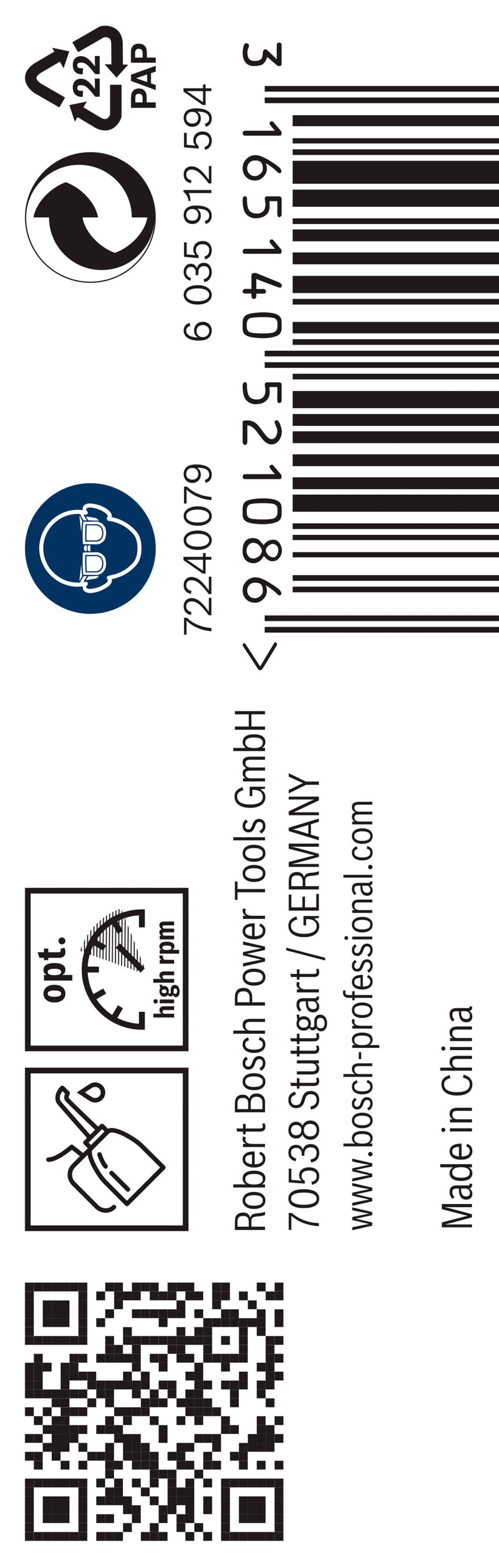 Broca helicoidal Bosch 1,5 mm HSS-Co (embalagem de 10)