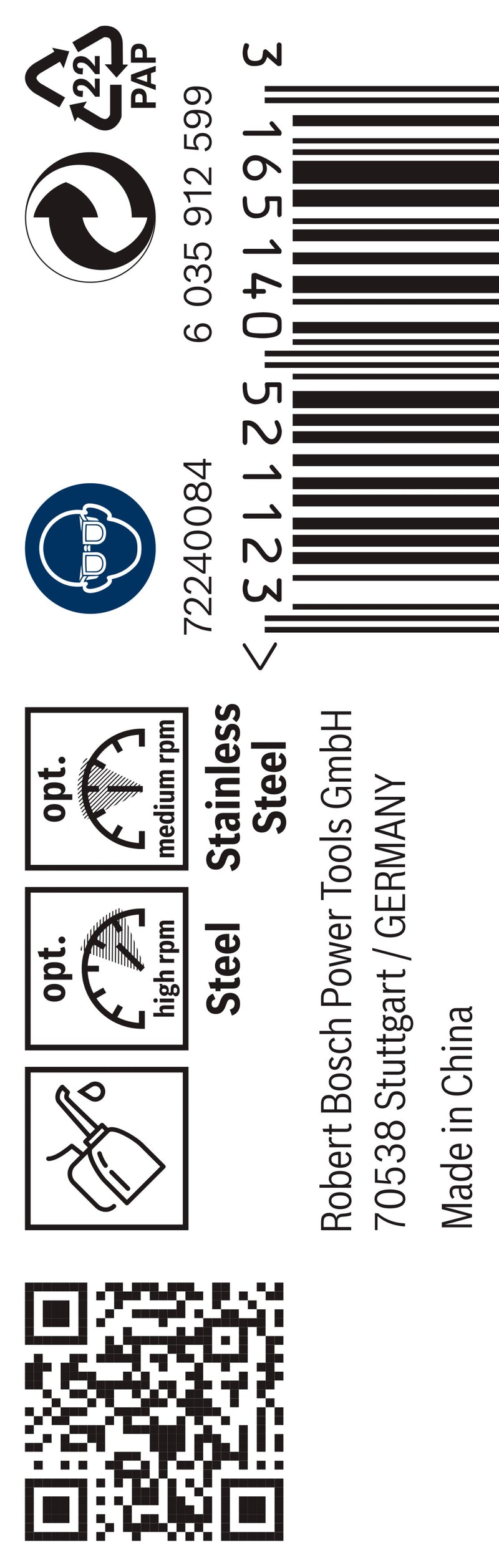 Bosch Twist Drill 3,2mm HSS-Co (10 Pack)
