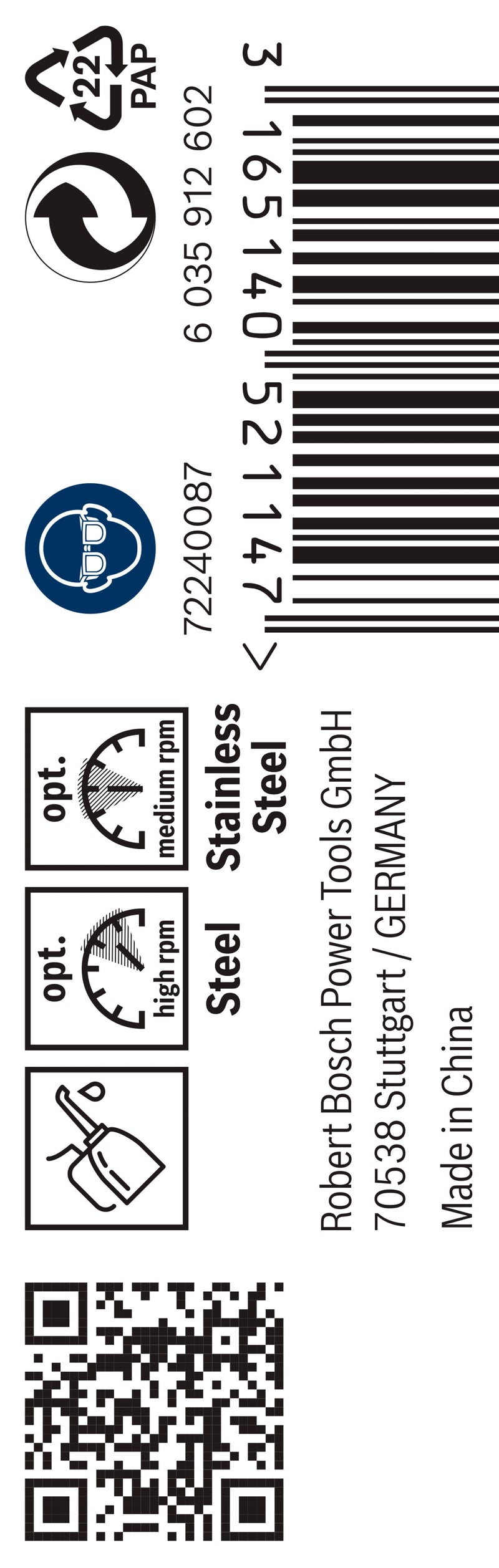 Bosch Twist Drill 3,5mm HSS-Co (10 Pack)