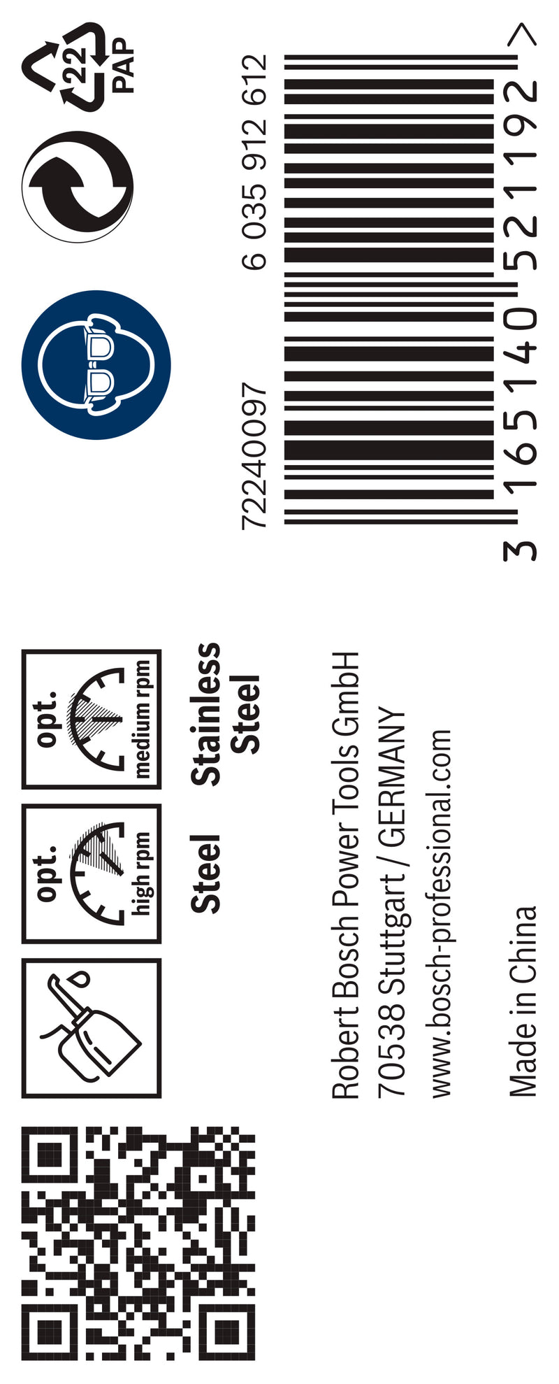 Bosch Twist Drill 4,8mm HSS-Co (10 Pack)