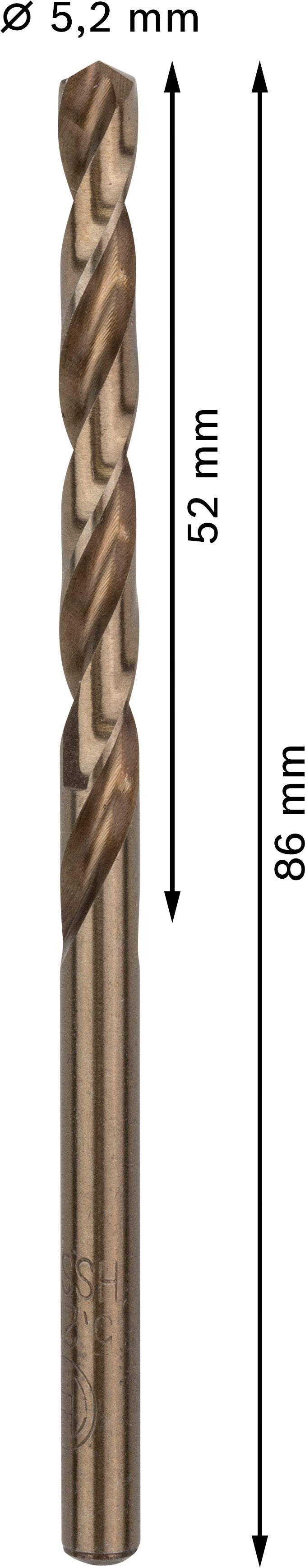 Bosch Twist Drill HSS-Co 5.2mm