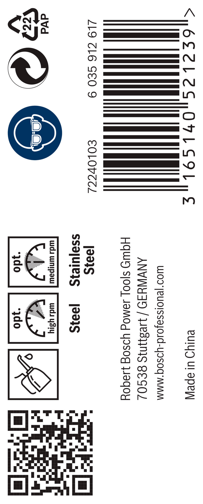 Bosch Twist Drill 5,5mm HSS-Co (10 Pack)