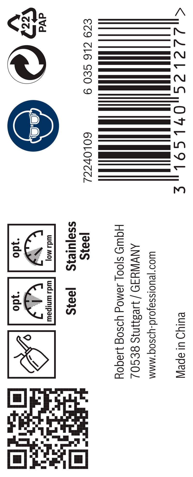 Broca para metal Bosch HSS-Co, 7,0x109 mm, 10 unid.