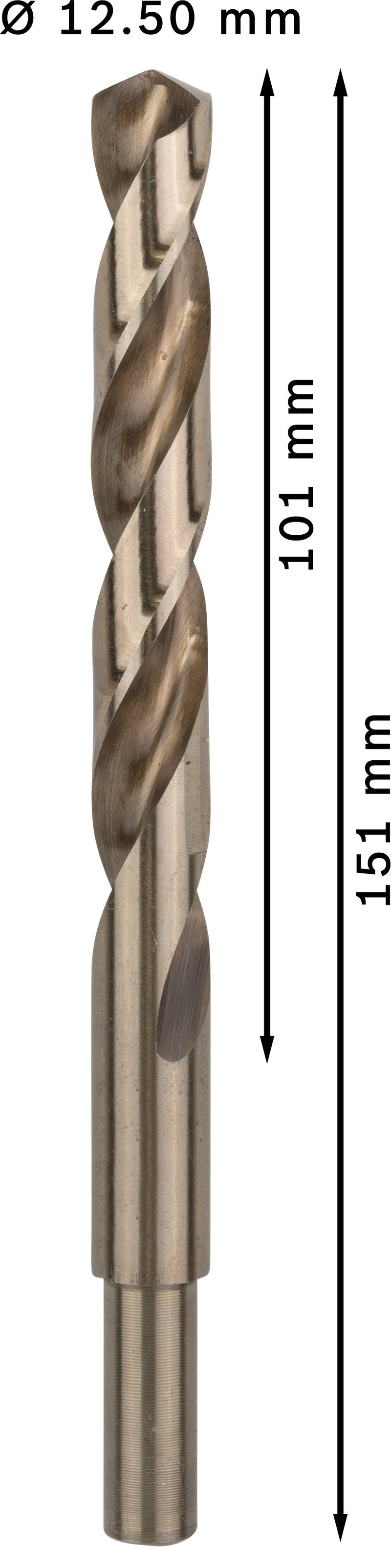 Bosch Twist Drill 12,5mm HSS-Co (5 Pack)