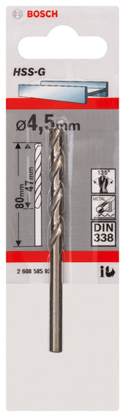 Bosch 4,5mm HSS-G (1pack)