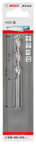 Bosch 6,0mm HSS-G (1pack)