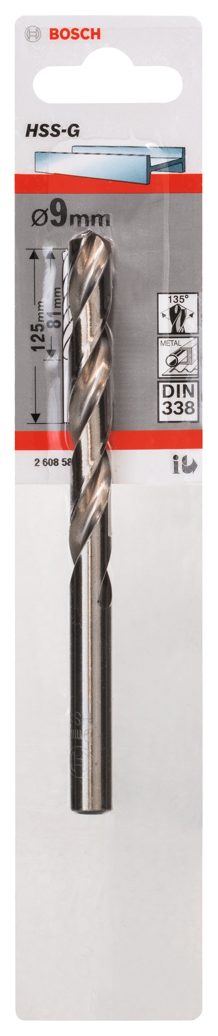 Bosch 9,0mm HSS-G (1pack)