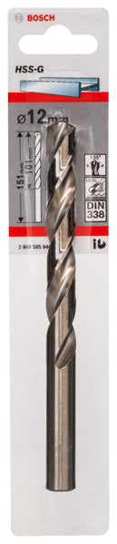 Bosch 12,0mm HSS-G (1pack)