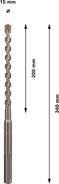 Brocas de martelo Bosch SDS max-7 . 15 x 200 x 340 mm