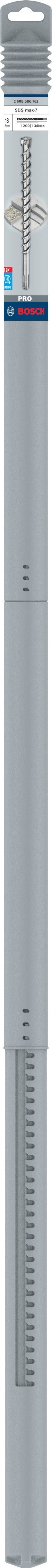 Berbequim Bosch PRO SDS máx. 7, 18 x 1200 x 1340 mm