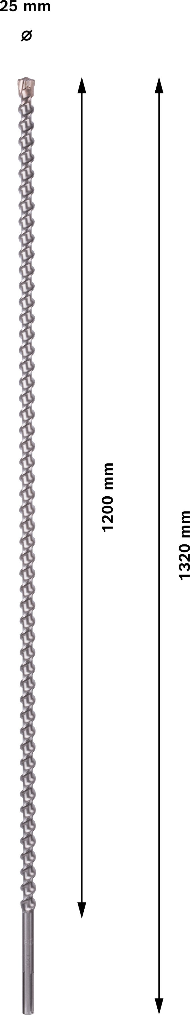 Bosch Drill PRO SDS max-7, 25 x 1200 x 1320 mm
