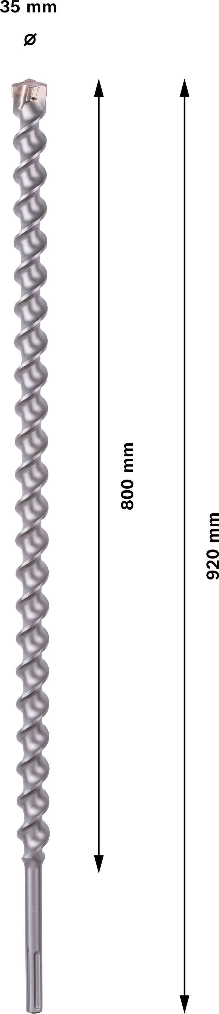 Bosch Rotary hammer bit SDS-Max 7,35x800x920mm