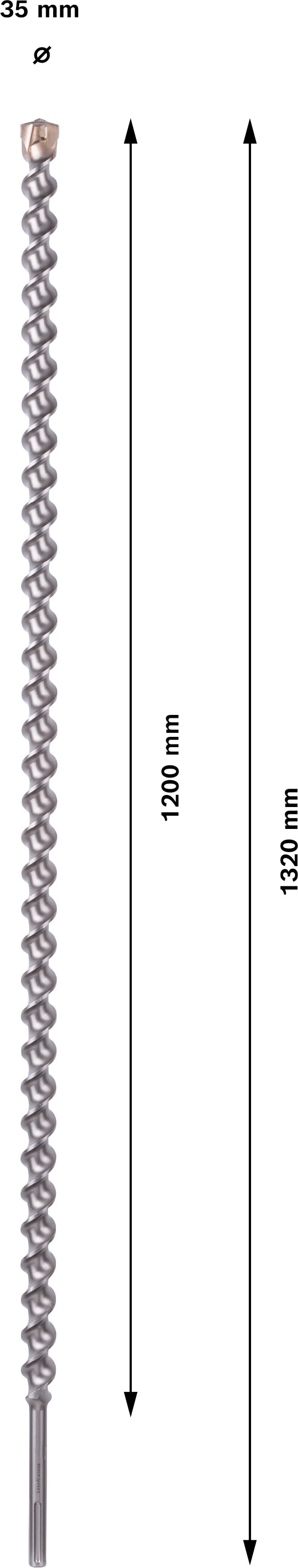 Bosch Rotary hammer bit SDS-Max-7,35x1200x1320