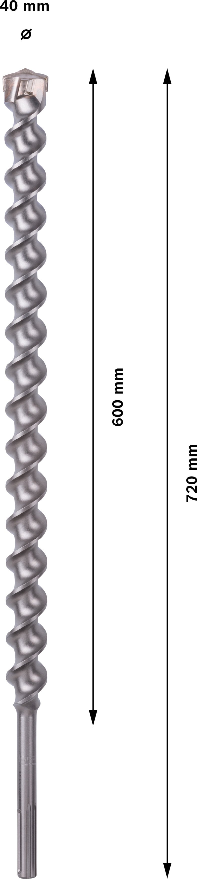 Bosch Rotary hammer bit SDS-Max 7,40x600x720mm