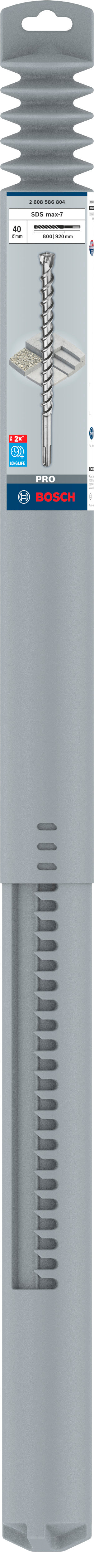 Bosch Rotary hammer bit SDS-Max 7,40x800x920mm