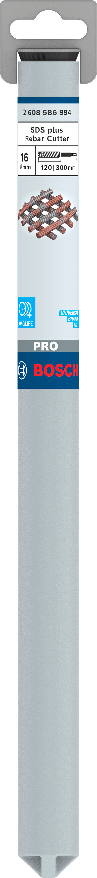 Bosch SDS-Plus 9 Rebar Cutter, 16 x 120 x 300