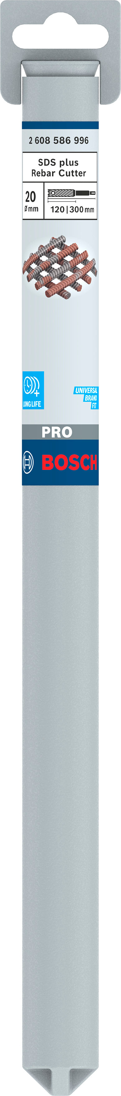 Bosch SDS-Plus 9 Rebar Cutter, 20 x 120 x 300