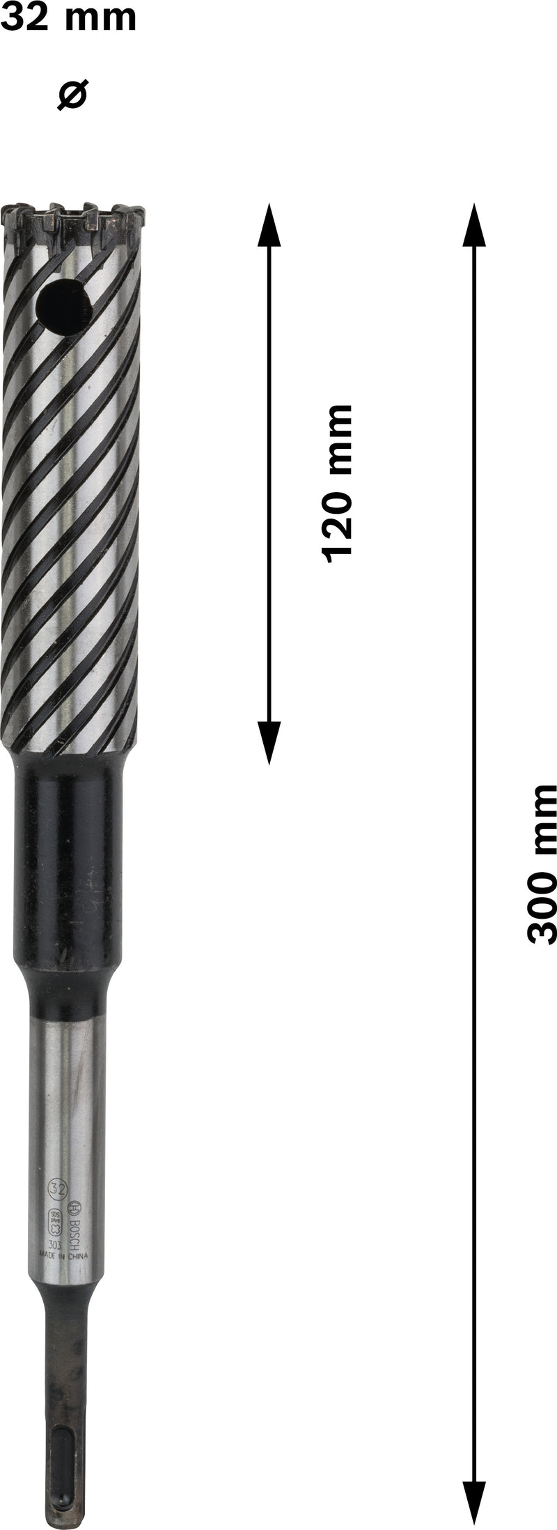 Bosch SDS-Plus-9 Rebar, 32x150x300