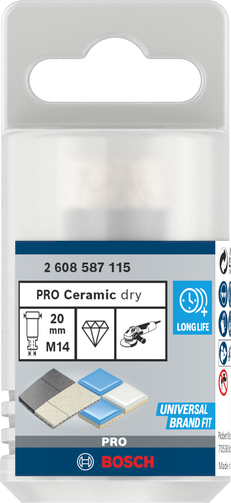 Bosch DrySpeed Diamond Cutter 20mm